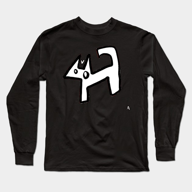 dog Long Sleeve T-Shirt by Angel Rivas